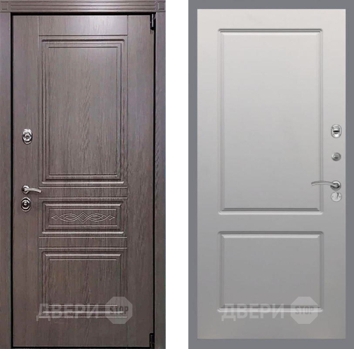 Входная металлическая Дверь Рекс (REX) Премиум-S FL-117 Грей софт в Протвино