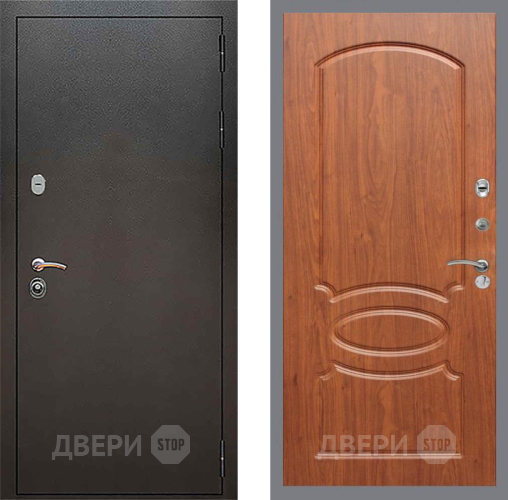 Входная металлическая Дверь Рекс (REX) 5 Серебро Антик FL-128 Морёная берёза в Протвино