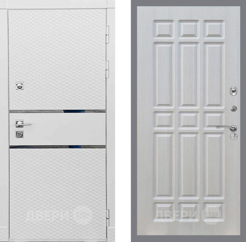 Входная металлическая Дверь Рекс (REX) 15 Силк Сноу FL-33 Лиственница беж в Протвино