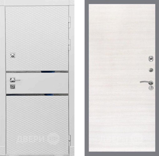 Входная металлическая Дверь Рекс (REX) 15 Силк Сноу GL Акация в Протвино