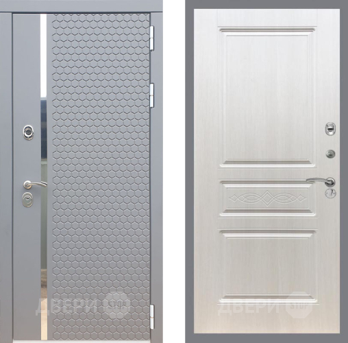 Входная металлическая Дверь Рекс (REX) 24 FL-243 Лиственница беж в Протвино