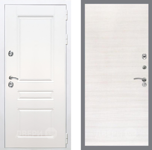 Входная металлическая Дверь Рекс (REX) Премиум-н Силк Сноу GL Акация в Протвино