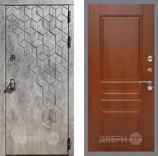 Входная металлическая Дверь Рекс (REX) 23 FL-243 Итальянский орех в Протвино