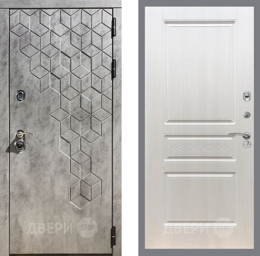 Входная металлическая Дверь Рекс (REX) 23 FL-243 Лиственница беж в Протвино