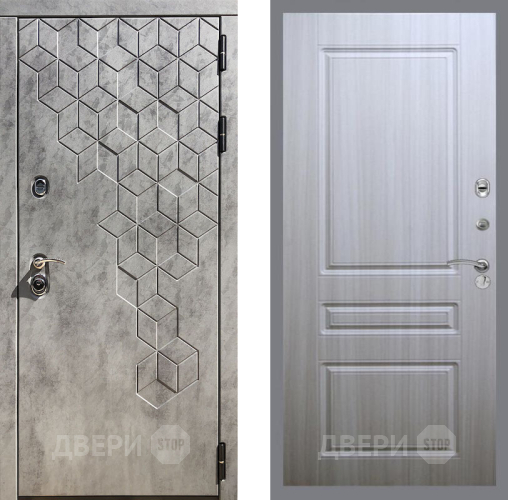 Входная металлическая Дверь Рекс (REX) 23 FL-243 Сандал белый в Протвино