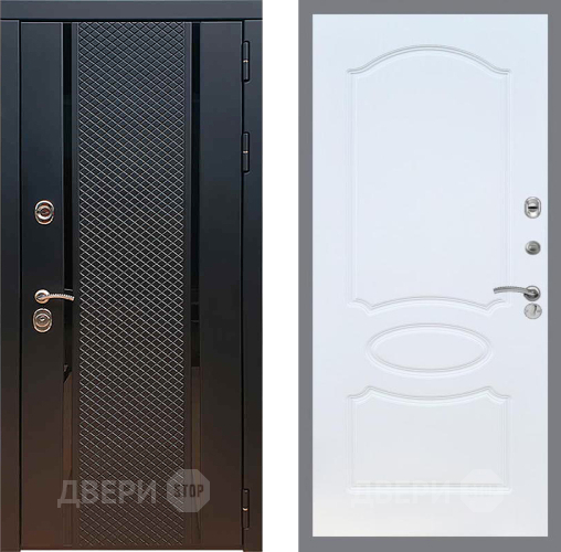 Входная металлическая Дверь Рекс (REX) 25 FL-128 Белый ясень в Протвино