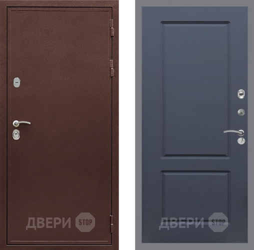 Входная металлическая Дверь Рекс (REX) 5 металл 3 мм FL-117 Силк титан в Протвино