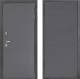 Входная металлическая Дверь Дверной континент ДК-3/649 ФЛ-649 Графит софт в Протвино