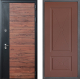 Входная металлическая Дверь Дверной континент ДК-15 Красное Дерево ТЕРМО ФЛ-617 Ясень шоколадный в Протвино