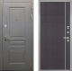 Входная металлическая Дверь Интекрон (INTECRON) Брайтон Графит В-07 с молдингом Венге в Протвино