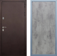 Дверь Дива МД-40 Медь М-1 Бетон темный 960х2050 мм