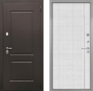 Дверь Интекрон (INTECRON) Кампо В-07 с молдингом Лофт белый