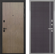 Дверь Интекрон (INTECRON) Профит Black Венге Коричневый В-07 с молдингом Венге 860х2050 мм