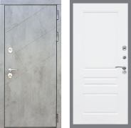 Дверь Рекс (REX) 22 FL-243 Силк Сноу